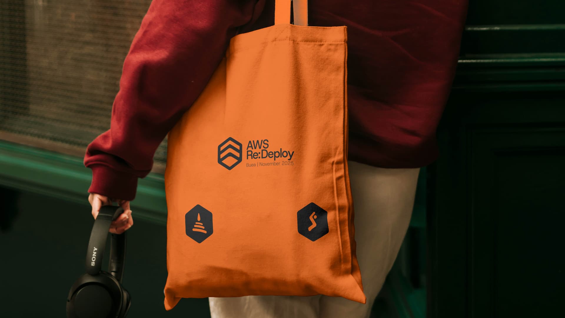 AWS Re:Deploy 2025 Tote Bag — product design case study by Ghany Elisha